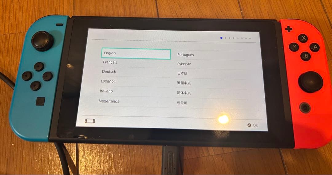 Nintendo Switch 本体 青/オレンジ Joy-Con