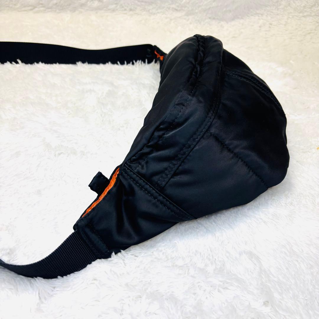 PORTER タンカー ウエストバッグ 黒 ボディ 美品