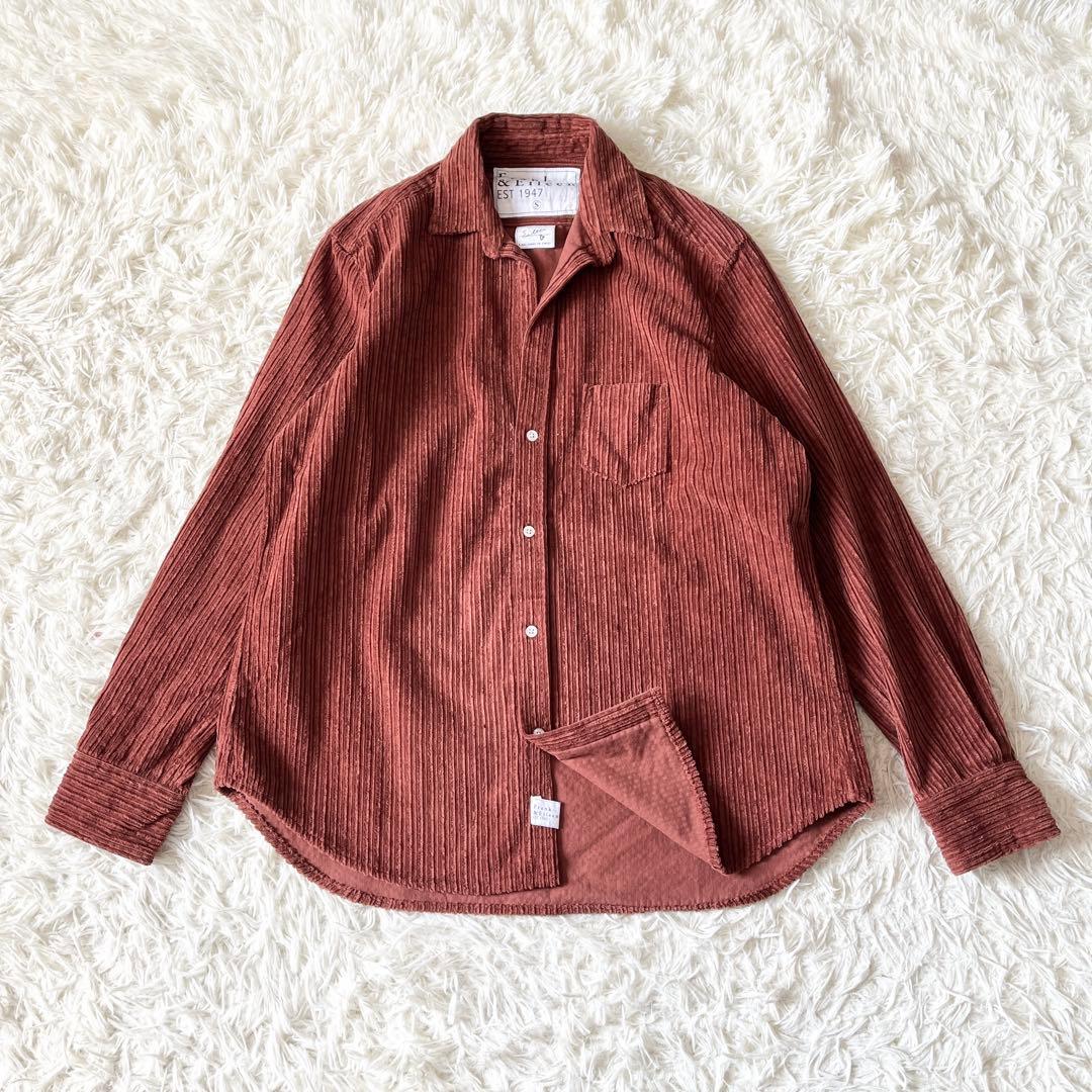 【希少✨】フランクアンドアイリーン　Eileen　コーデュロイシャツ　XL相当