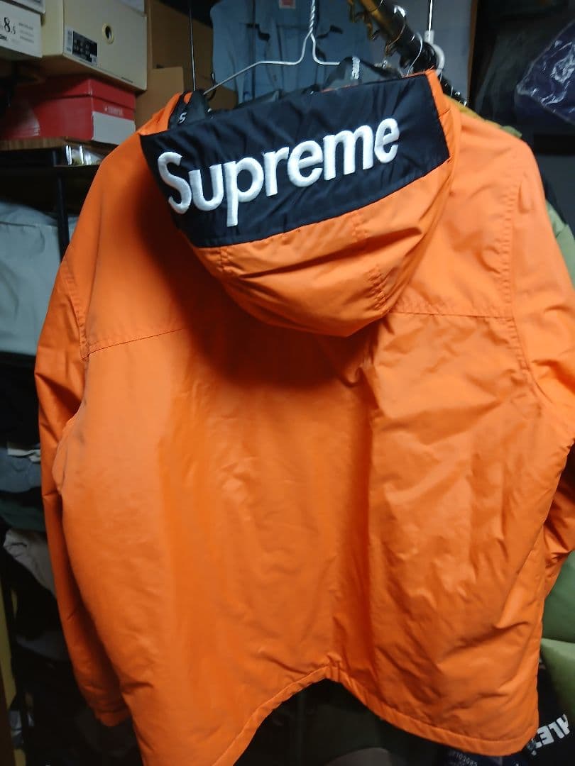 ジャケット・アウター Supreme Hooded Logo Half Zip Pullover