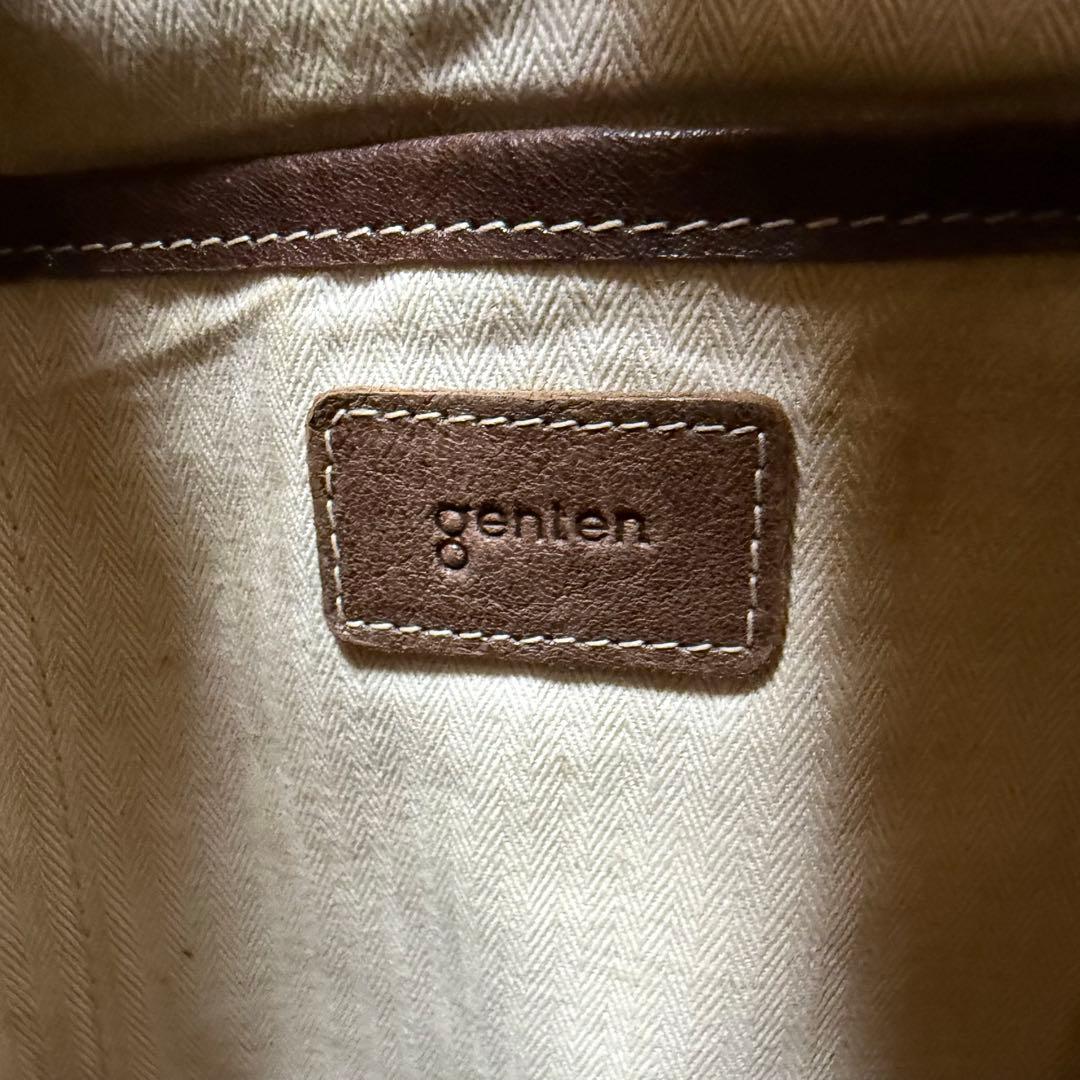フルハウス　genten ゲンテン　オールレザー　総革　大きめトートバッグ