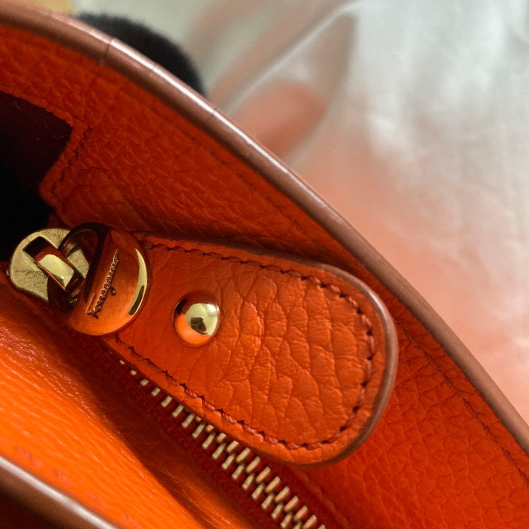 【*ん様 Ferragamo フェラガモ　トートバッグ　ガンチーニ　ショルダー