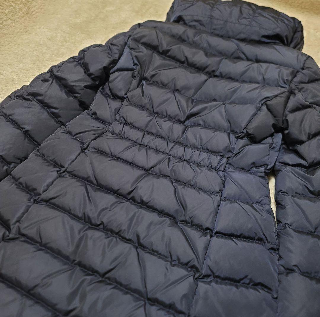 美品✨モンクレール ダウンコート フラメッテ ネイビー 2way ロゴワッペン