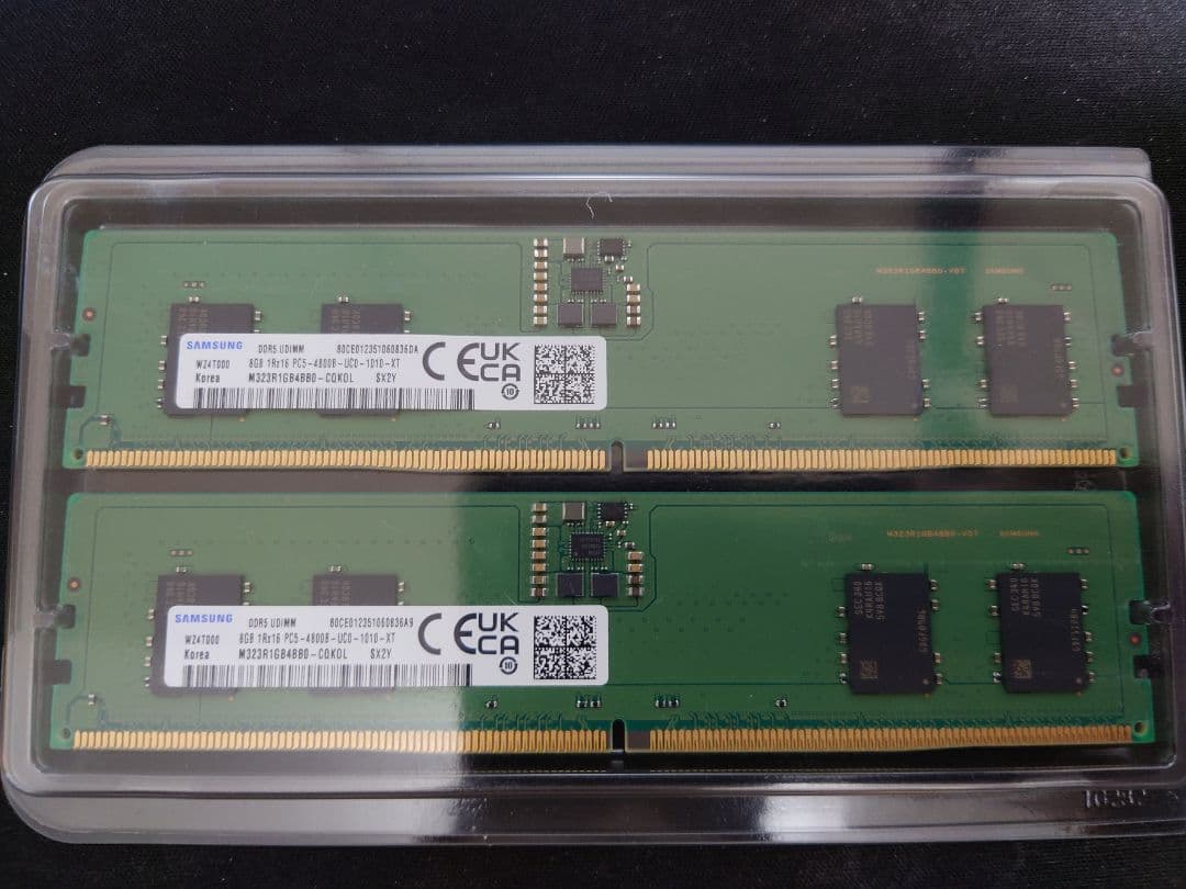 Samsung DDR5-4800 16GB 8GB × 2 デスクトップメモリ