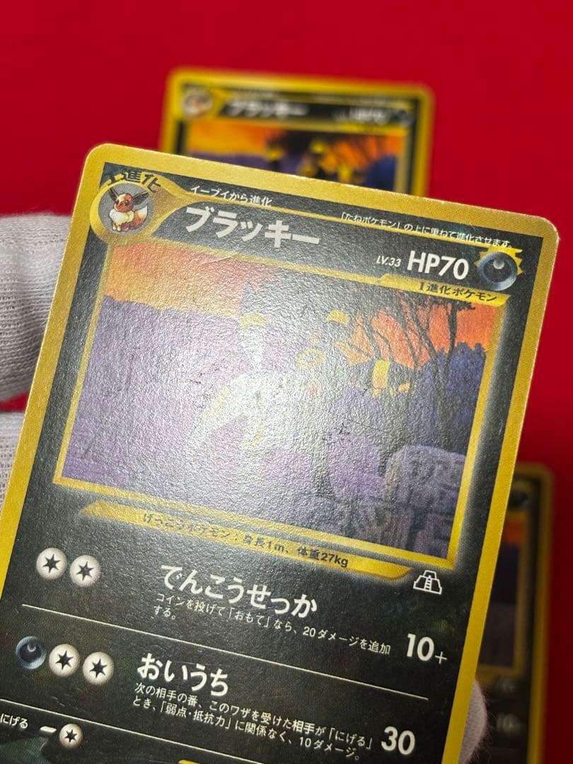 ポケモンカード ブラッキー プレミアムファイル2 旧裏　No.197 3枚セット