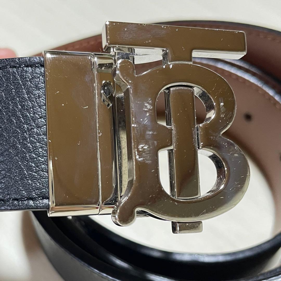 BURBERRY TBロゴ ベルト リバーシブル 38/95 メンズ