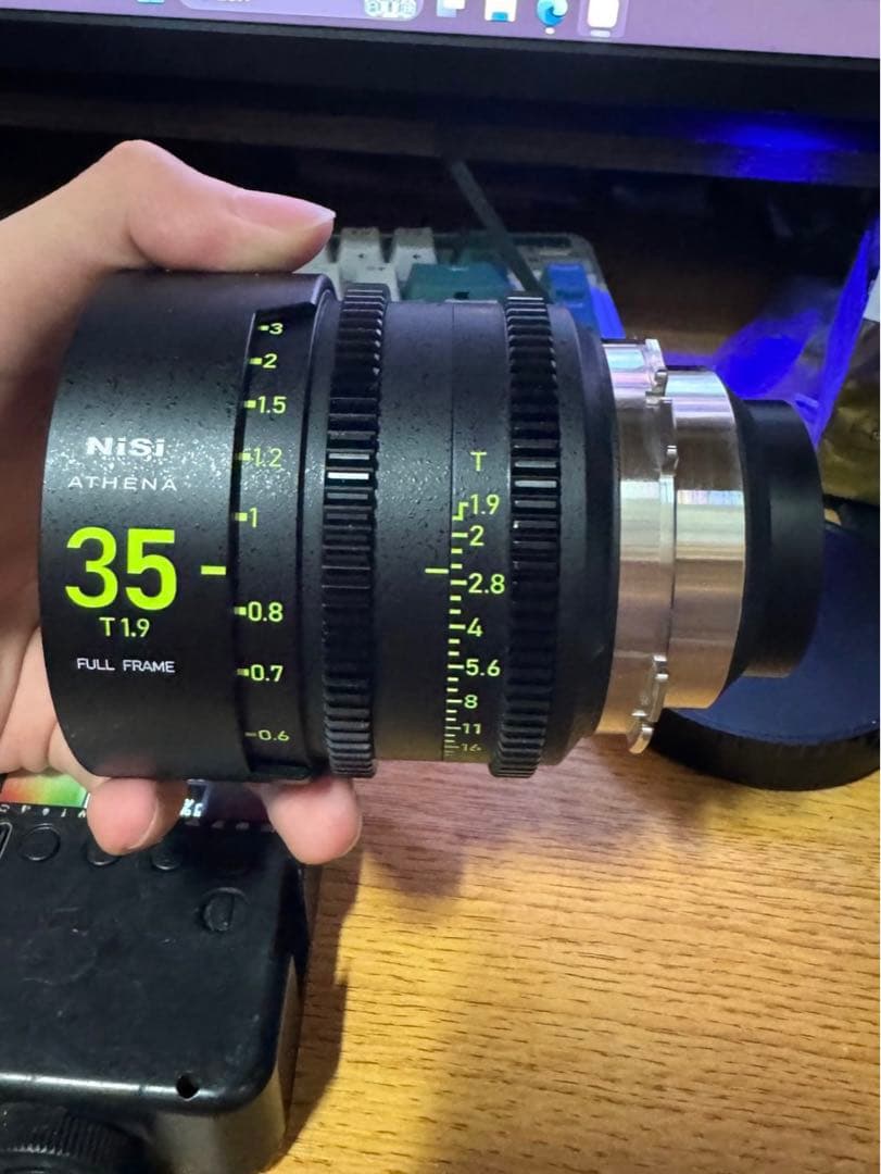 Nisi Athena prime 35mm T1.9 シネマレンズ PL