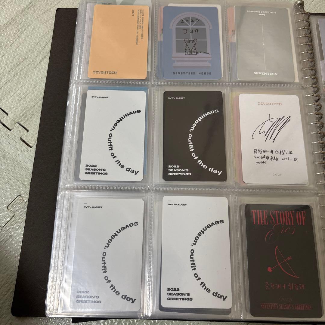 seventeen ジュン　FC Kit シーグリ　トレカ　まとめ　中国限定
