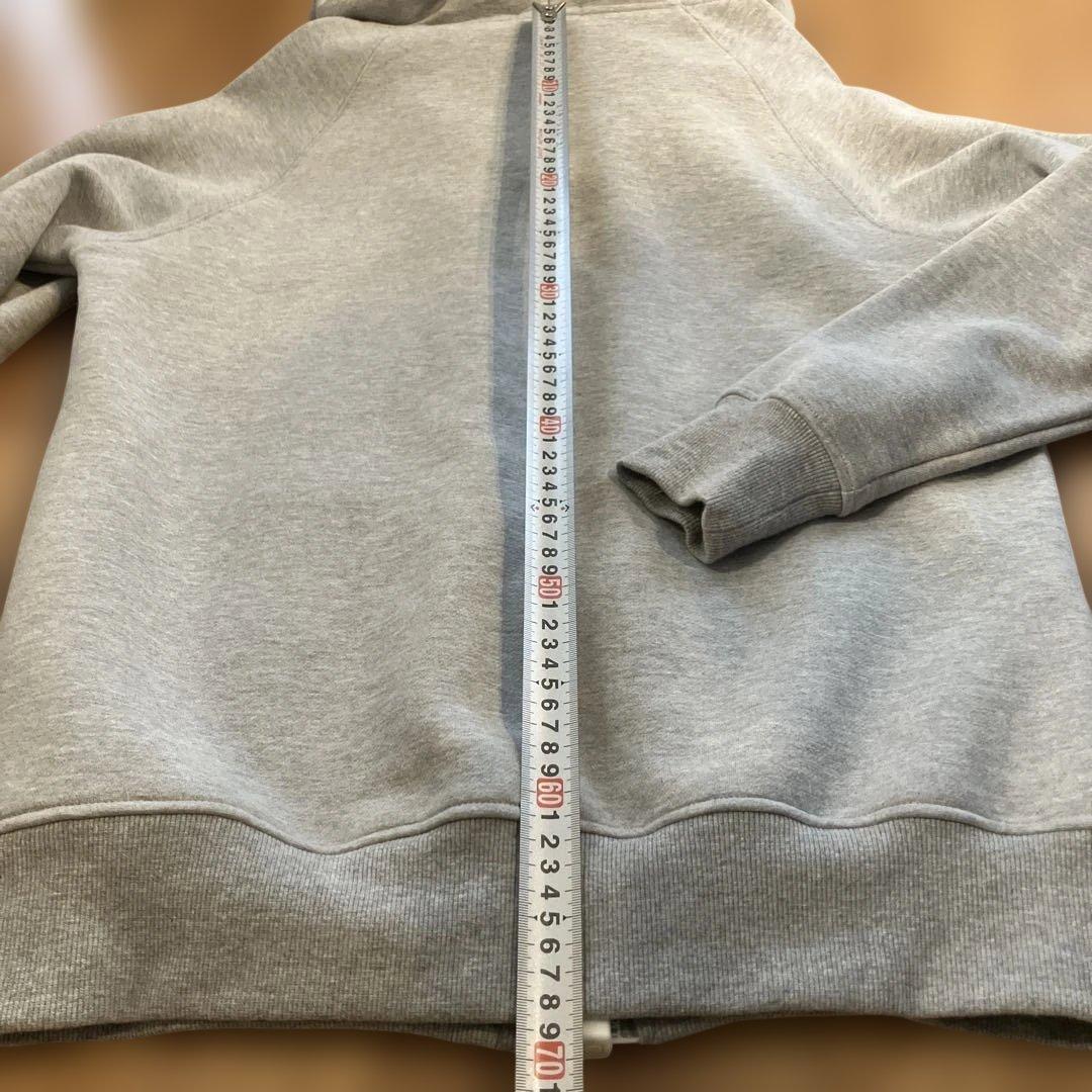 木梨サイクルグレー ジップアップパーカー