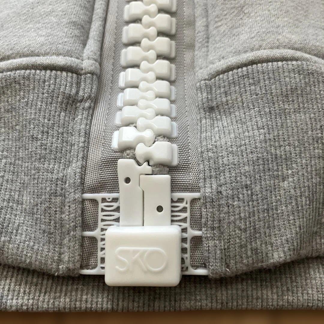 木梨サイクルグレー ジップアップパーカー