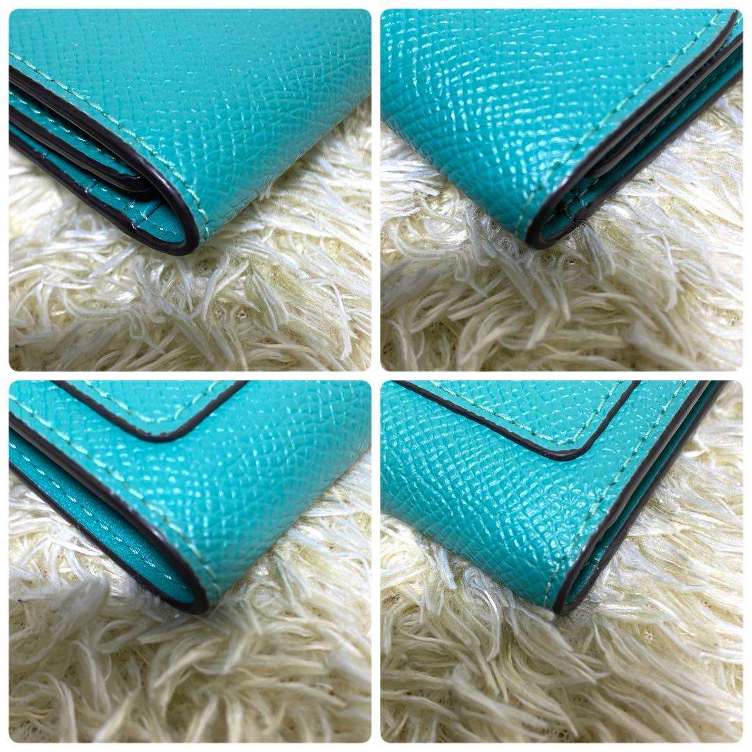 美品✨ COACH コーチ 二つ折り財布 ミニトライフォールド ウィロウ