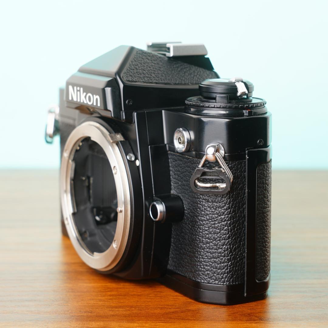 [美品] 完動品◎ニコン FE ブラック フィルムカメラ 防湿庫管理 #86