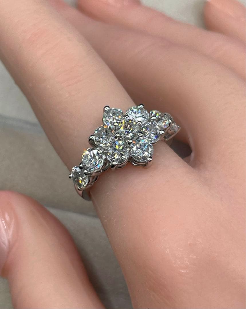 最終交渉可JA94★高級 ダイヤモンド3ct プラチナ リング