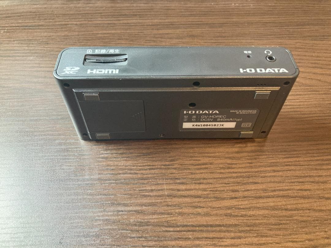 I-O DATA キャプチャーボードGV-HDREC SDカード　アダプター付き