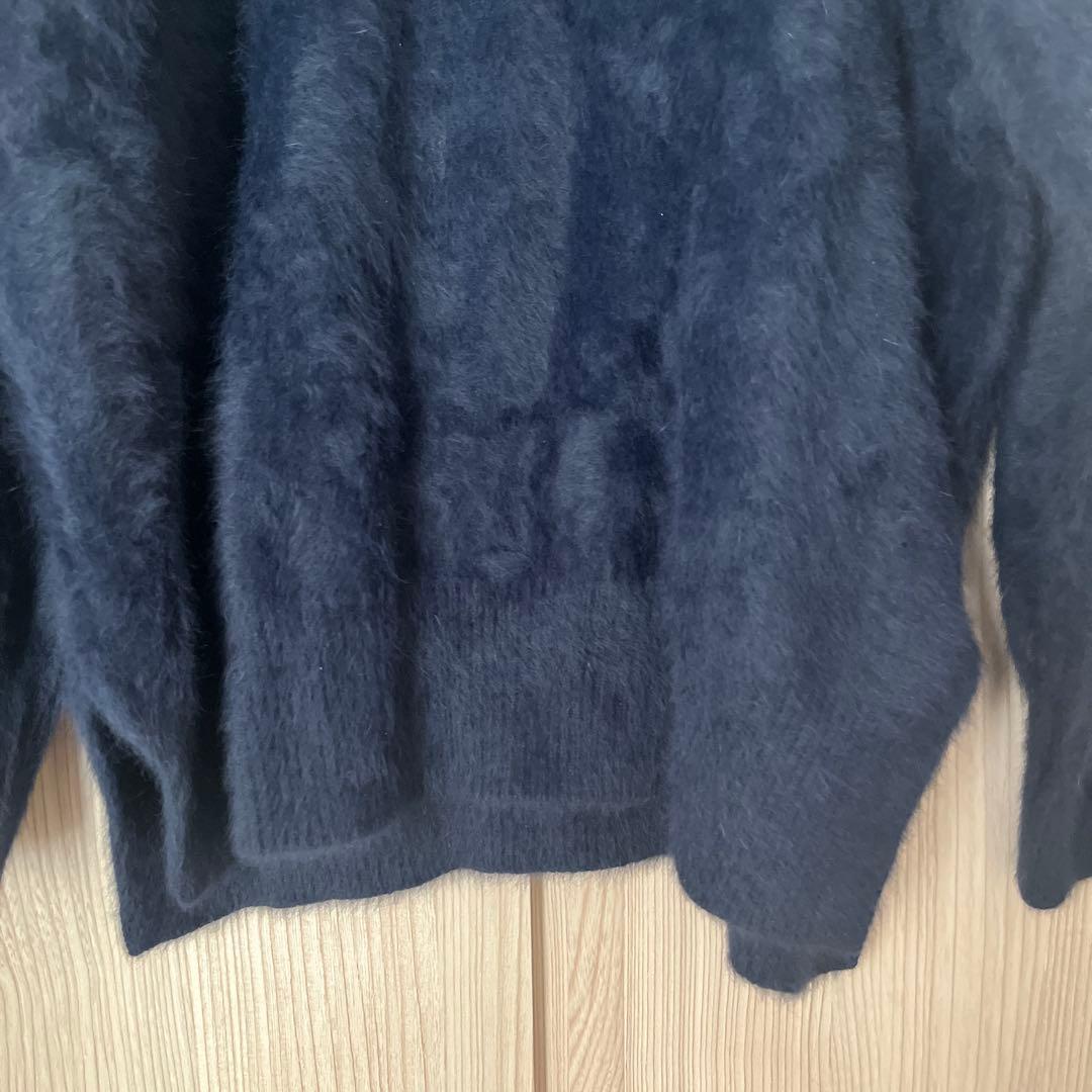 ユナイテッドアローズフォックスカシミヤニットネイビー