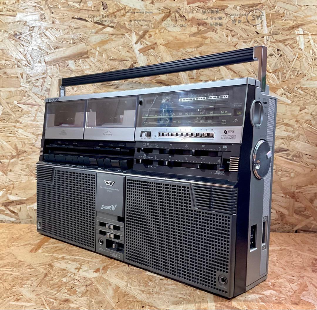 SHARP GF-808 ラジカセ SEARCHER-W