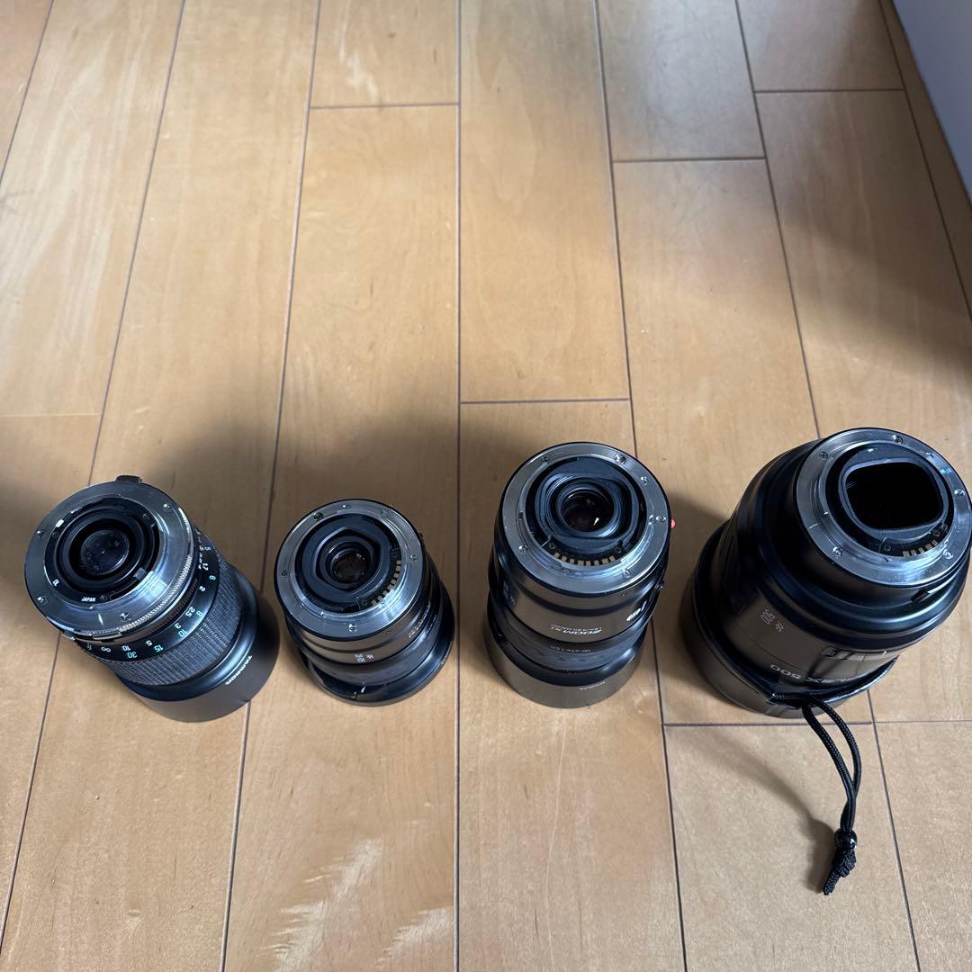 MINOLTA 望遠カメラレンズ　3本セット‼️+1本