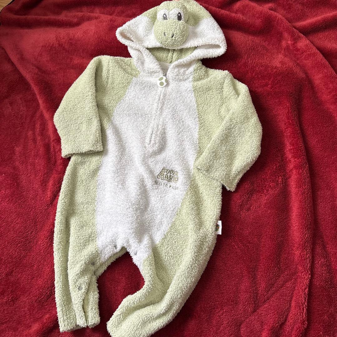 【70-80】ジェラートピケ gelatopiqué ヨッシー ロンパース