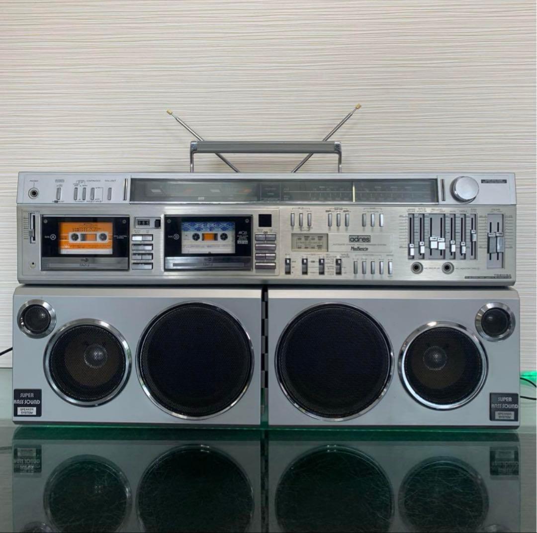 希少昭和レトロ東芝大型ラジカセ RT-S98メンテナンス済み中古動作品ビンテージ