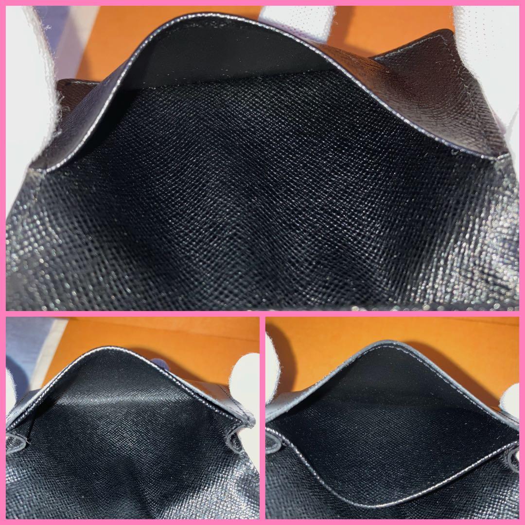 ルイヴィトン アンヴェロップ・カルト ドゥ ヴィジット タイガ カードケース 黒