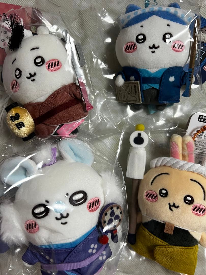 ちいぽけ ちいかわぽけっと 江戸なマスコット 4種 うさぎ ハチワレ モモンガ