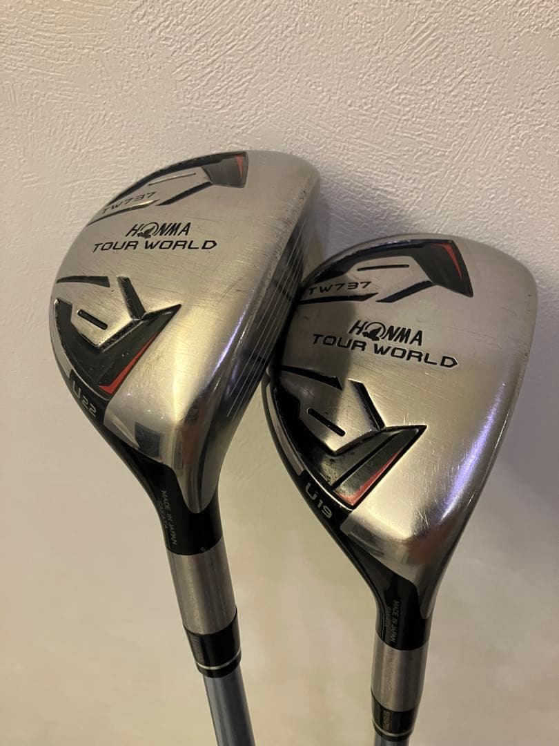 HONMA TOUR WORLD737ユーティリティ２本セット
