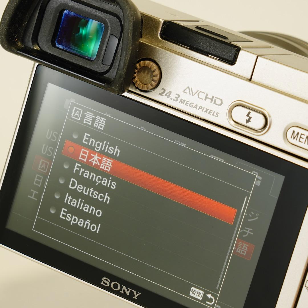 【極美品】SONY ミラーレス 真・α6000 ILCE-6000L シルバー