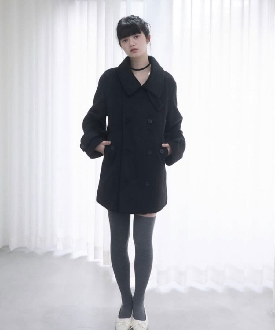 【完売品 新品未使用】smyeon スミョン ミドルシャギーコート