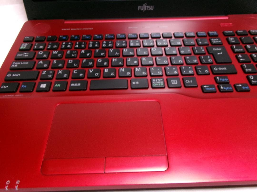 美品FUJITSU LIFEBOOK AH42/Y/新品SSD搭載 ルビーレッド