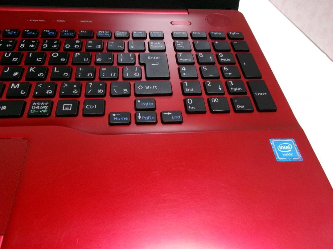 美品FUJITSU LIFEBOOK AH42/Y/新品SSD搭載 ルビーレッド