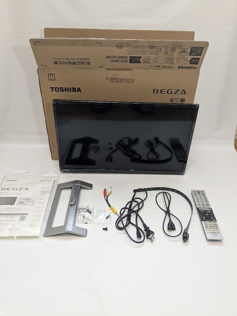 TOSHIBA 東芝 液晶テレビ REGZA 24V34 20年製 箱付き
