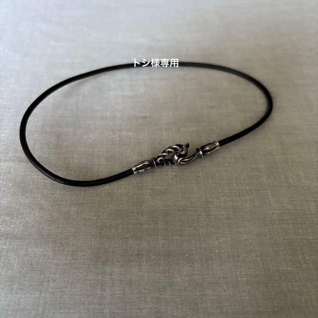 LONE ONES メイティングフライト フック ブラック レザー