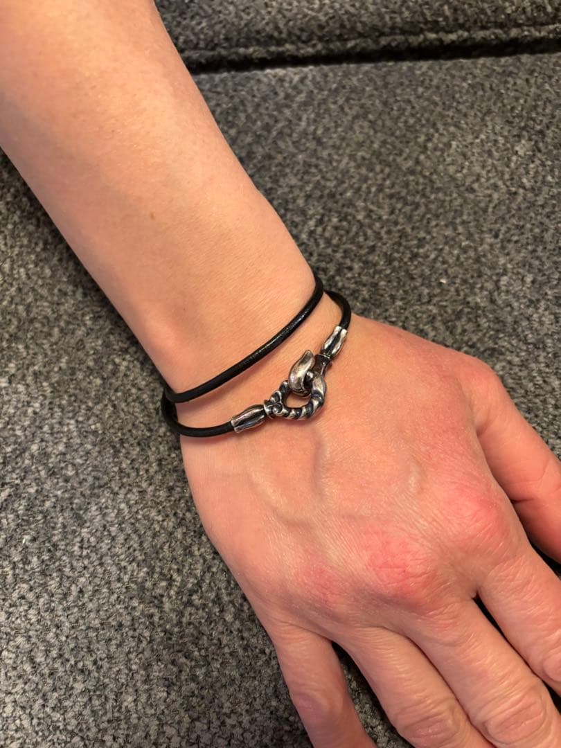 LONE ONES メイティングフライト フック ブラック レザー