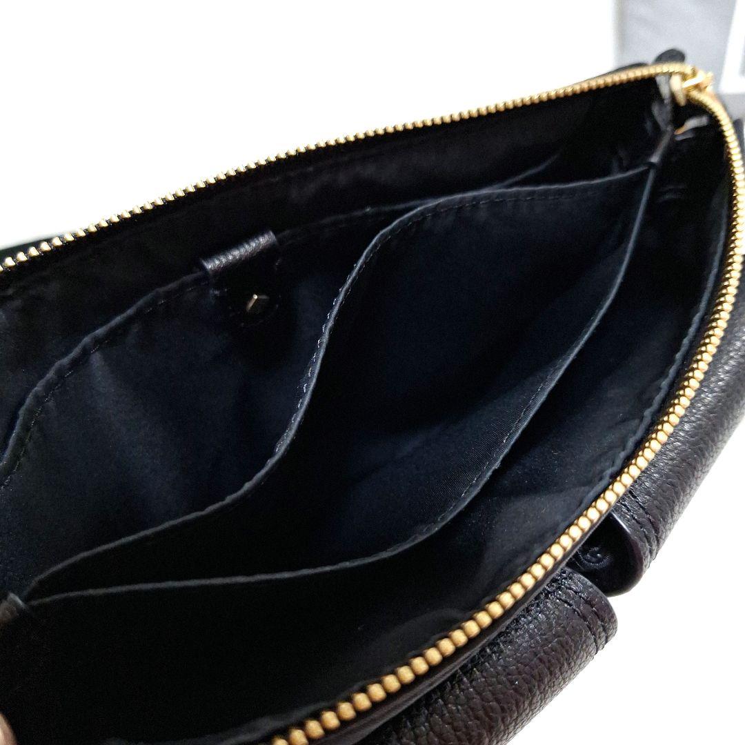 Used ♥ ケイトスペード ボディーバッグ ショルダー ブラック ゴールド