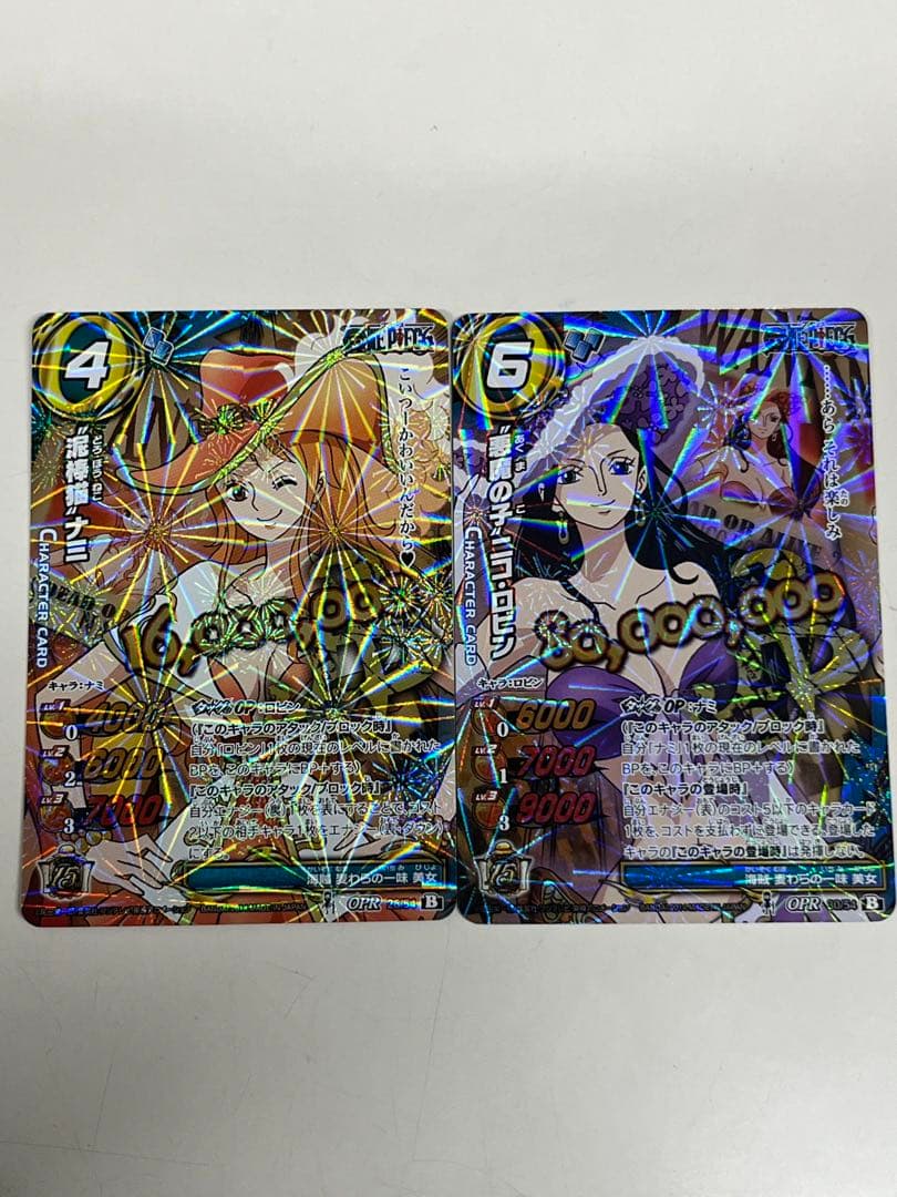 ミラバト OPR　ナミ　ニコ・ロビン　ワンピース　2枚セット