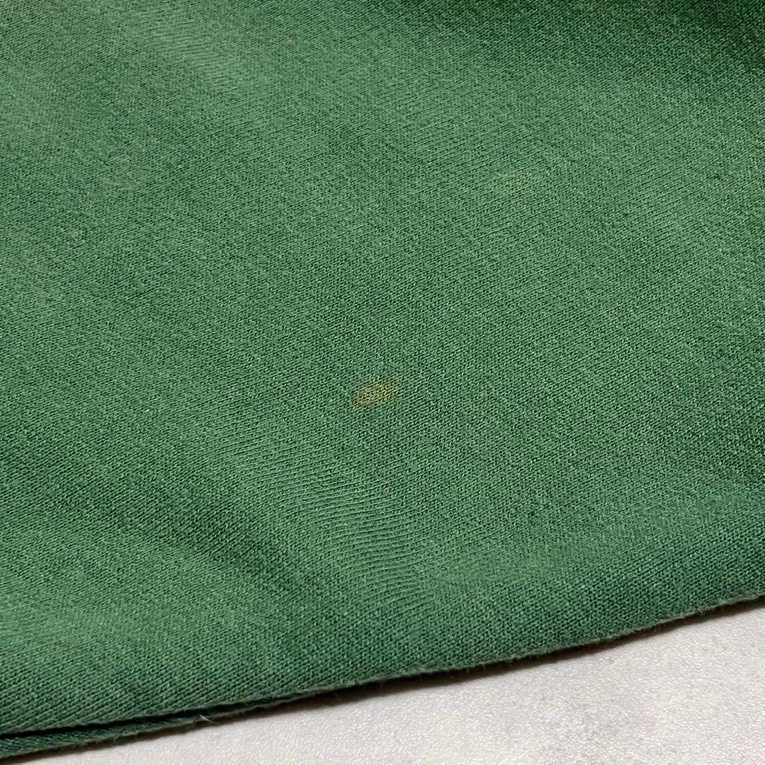 y2k STUSSY アーチロゴ ジップパーカー サンフェード グリーン L