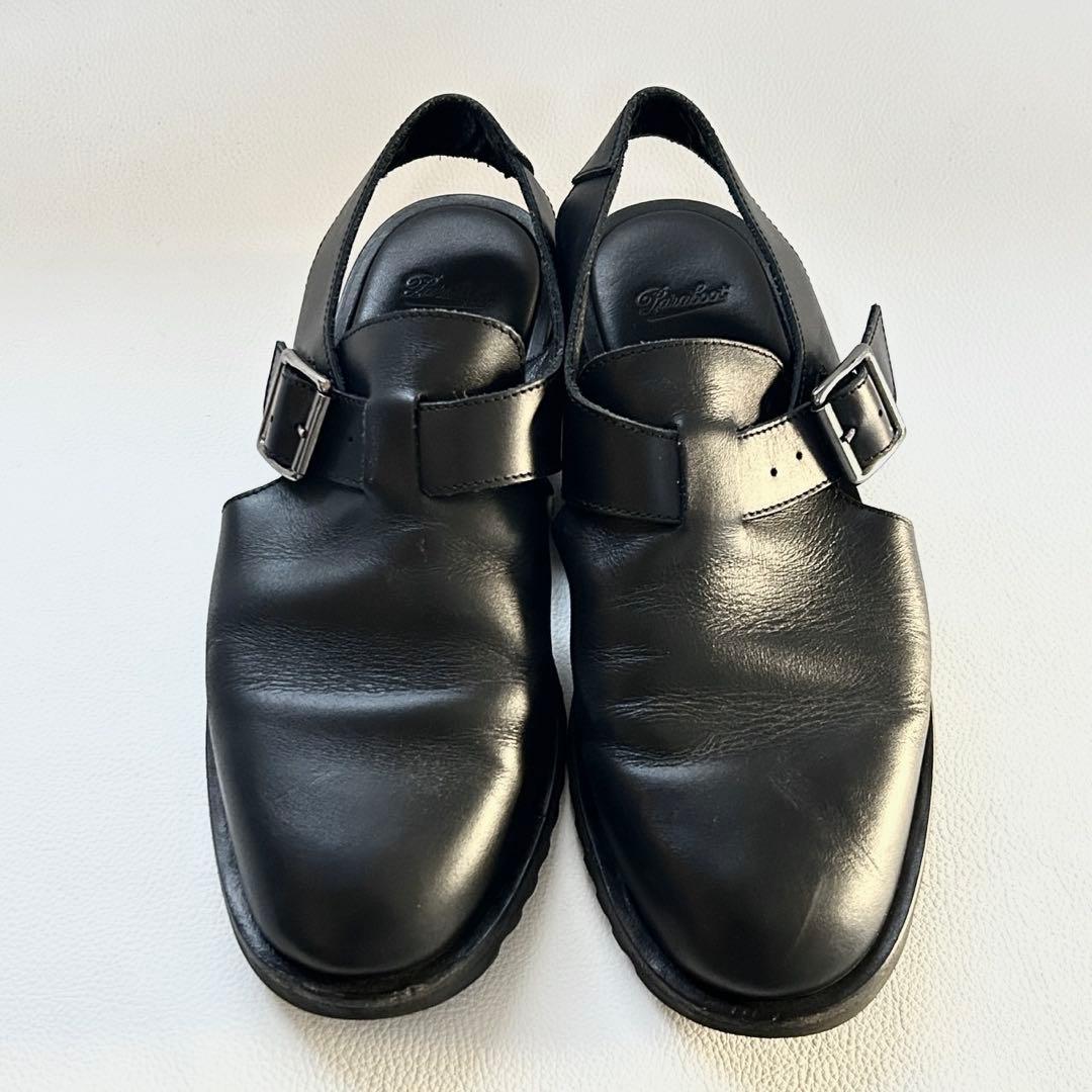 極美品 パラブーツ アドリアティック サンダル ブラック 39