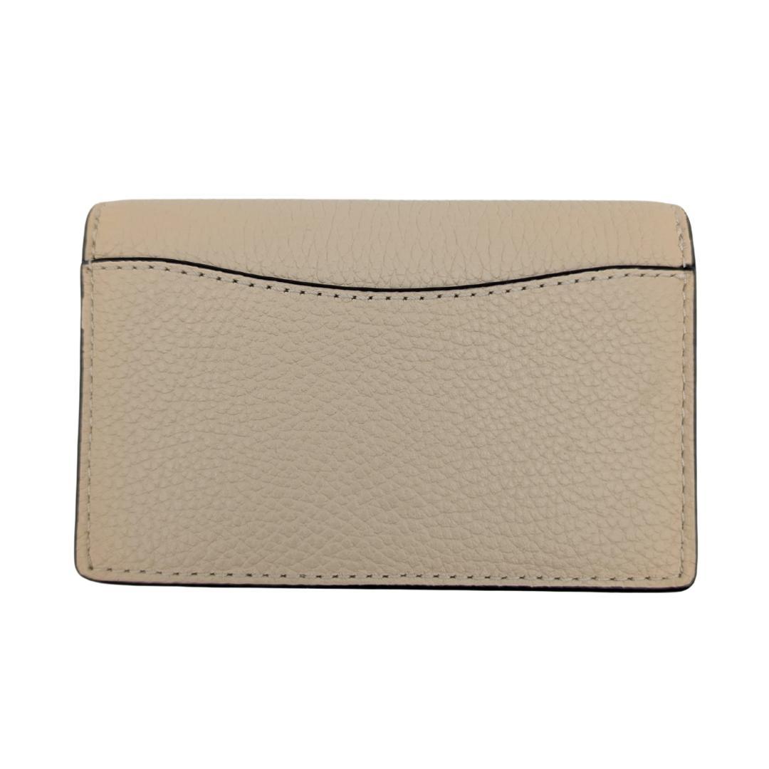 ＜未使用品＞ COACH コーチ 名刺入れ カードケース 小物 アイボリー
