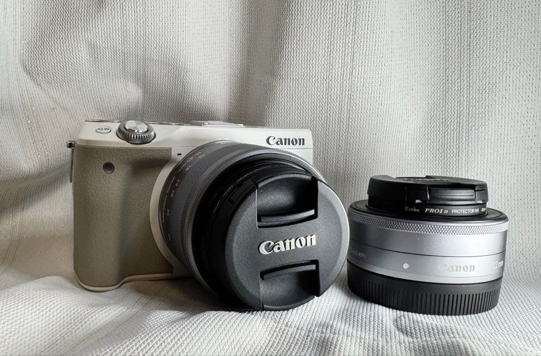 Canon EOS M3 ホワイト ダブルレンズセット