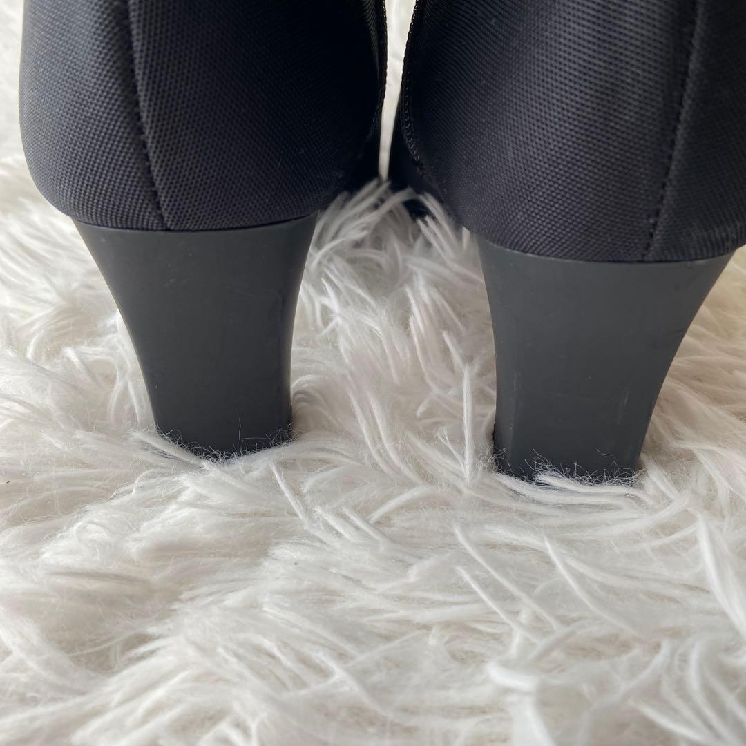 美品✨銀座かねまつ サイドジップ ブーツGORE-TEX ブラック 24cm