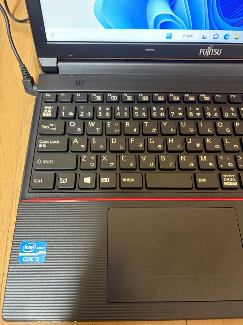 【美品】富士通ノートパソコン 15.6インチWindows 11