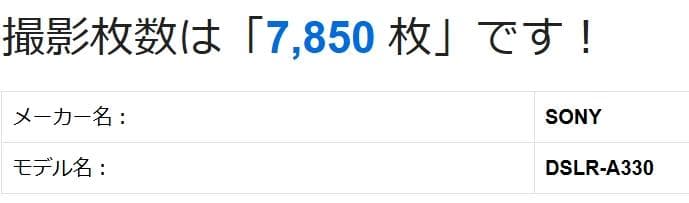 ✨️ SONY α330 ✨️初心者おすすめ S数7850枚 デジタル一眼レフ