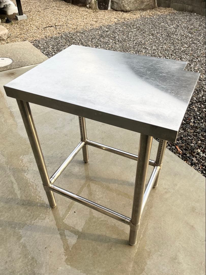 ステンレス作業台　調理台　ワークテーブル 業務用　450×600×800