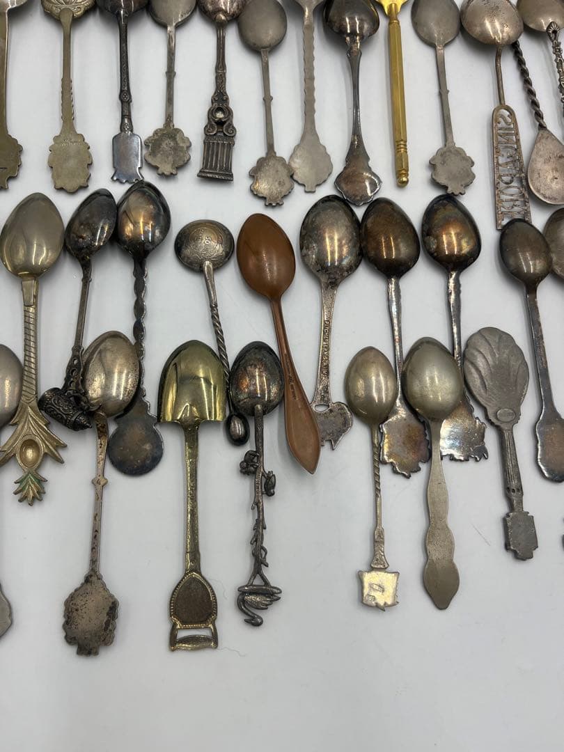 海外　アンティーク　スプーン　シルバー　海外観光地装飾　まとめ売り