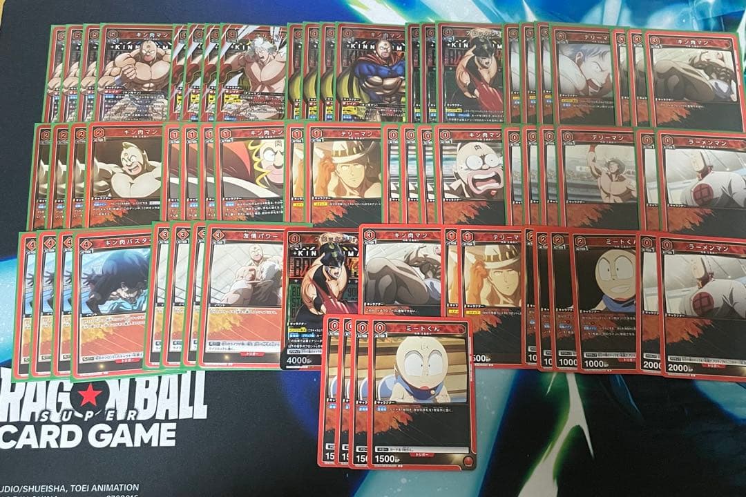 ユニオンアリーナ 赤 キン肉マン マシンガンズ デッキ 調整パーツ付き