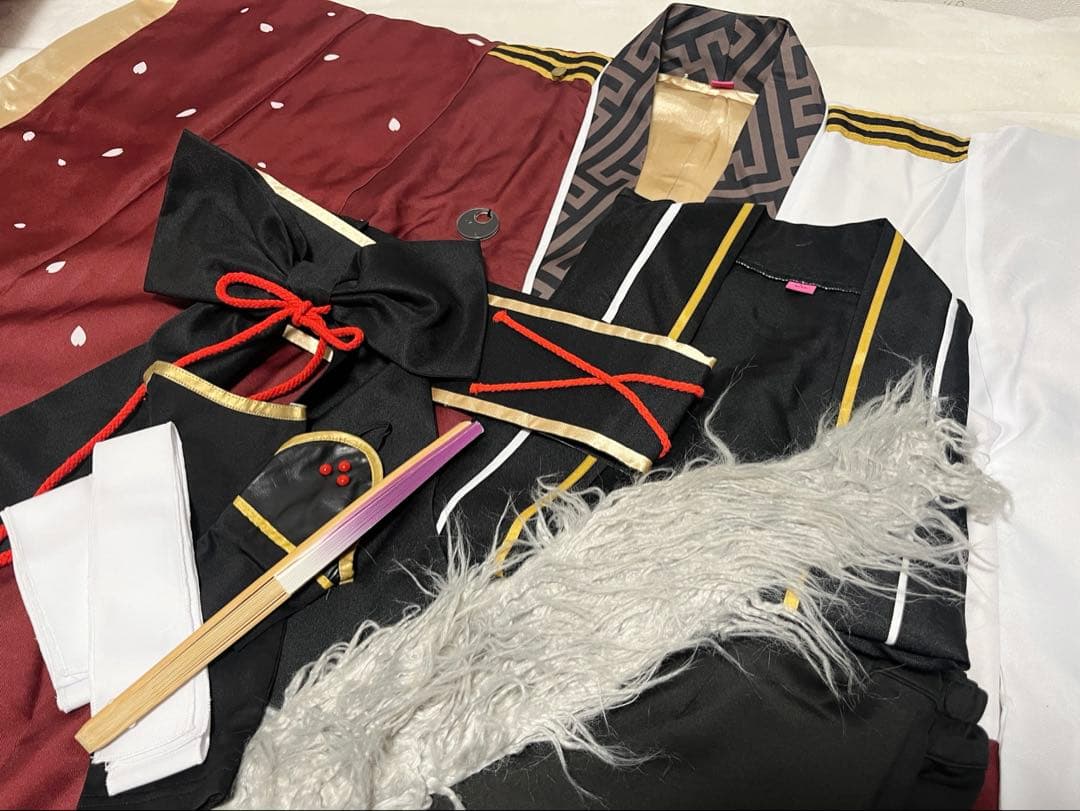 あんスタ 紅月 初期ユニット 蓮巳 鬼龍 神崎 コスプレ衣装 扇子付き