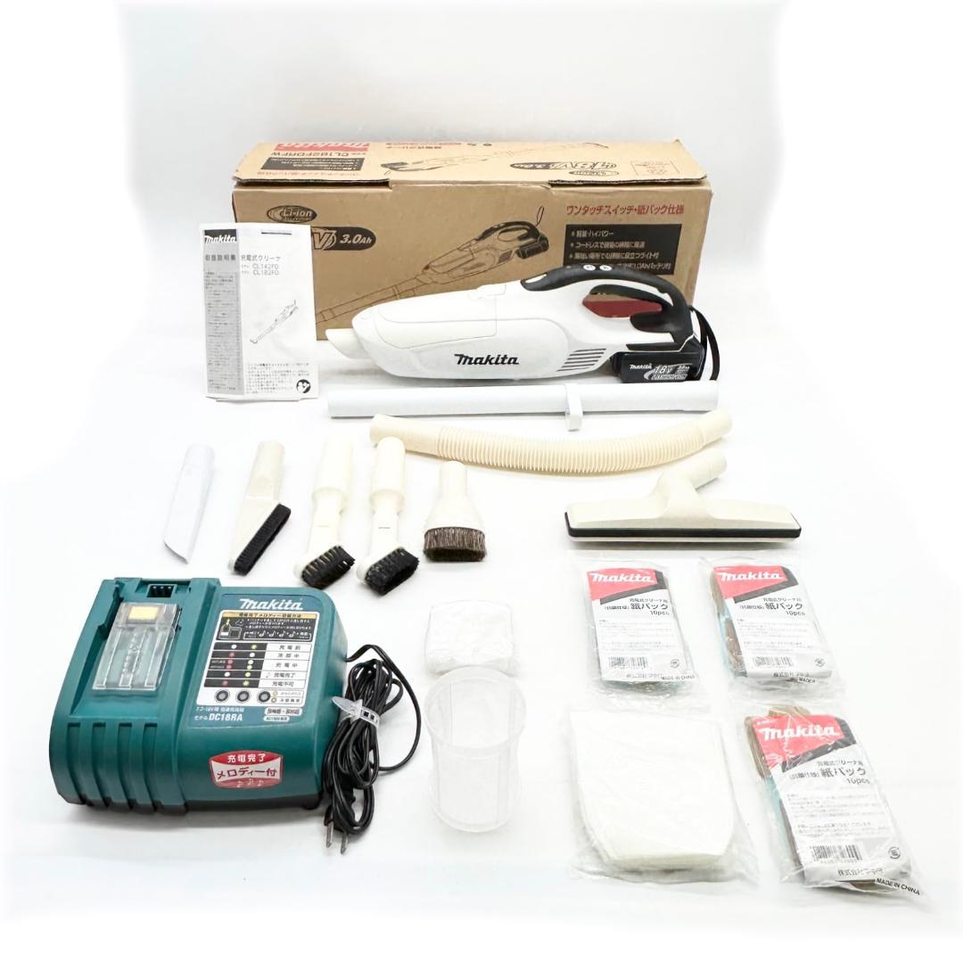 マキタコードレス掃除機CL182FDRFW