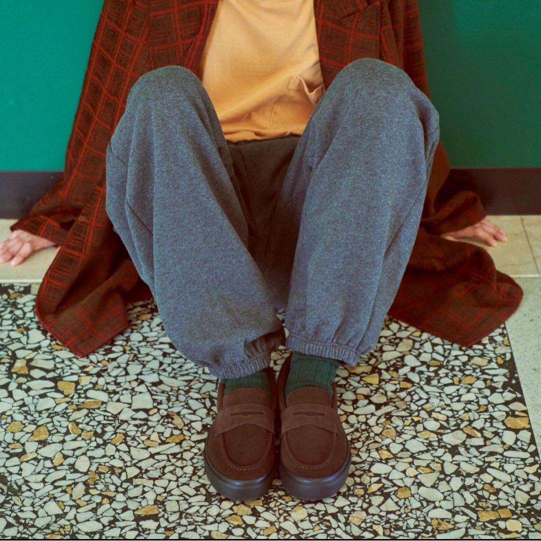 vans ローファー スエード　ブラウン　24.5