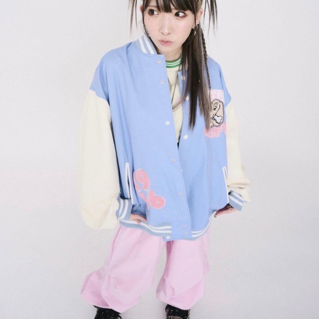 【GALFY × BEFTEY】コラボスタジャン + スノーパンツ（ピンク）