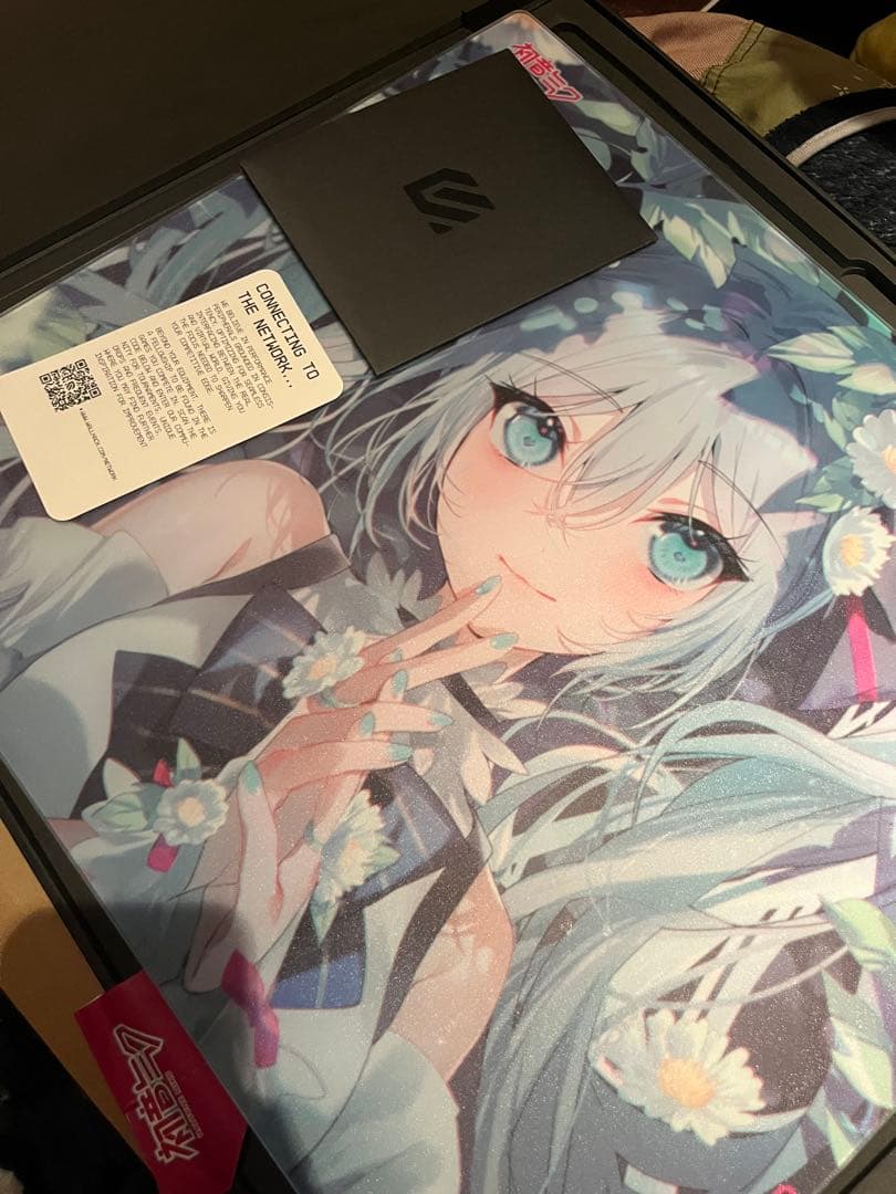 おまけ有 sp-004 wallhack ガラスマウスパッド　初音ミク 雷電